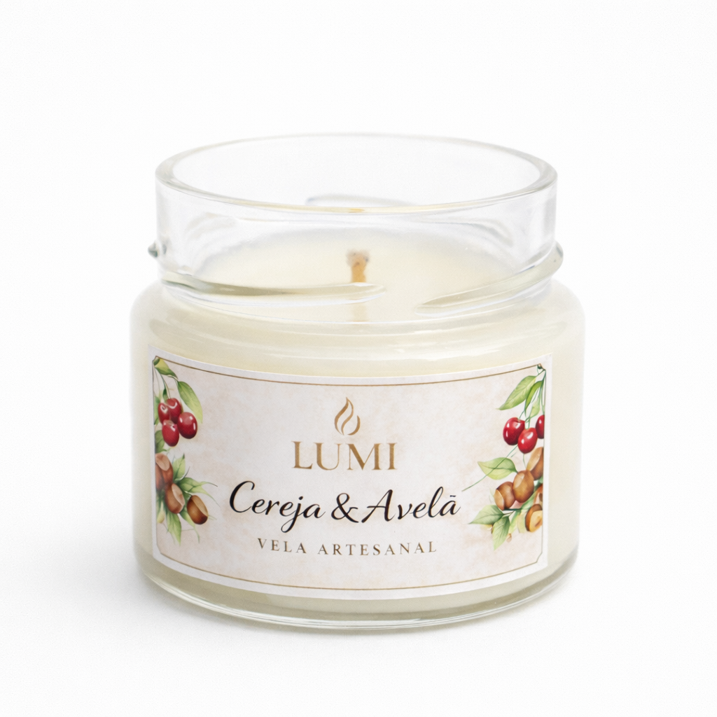 Vela Aromática em Copo Pianezza -  Cereja e Avelã