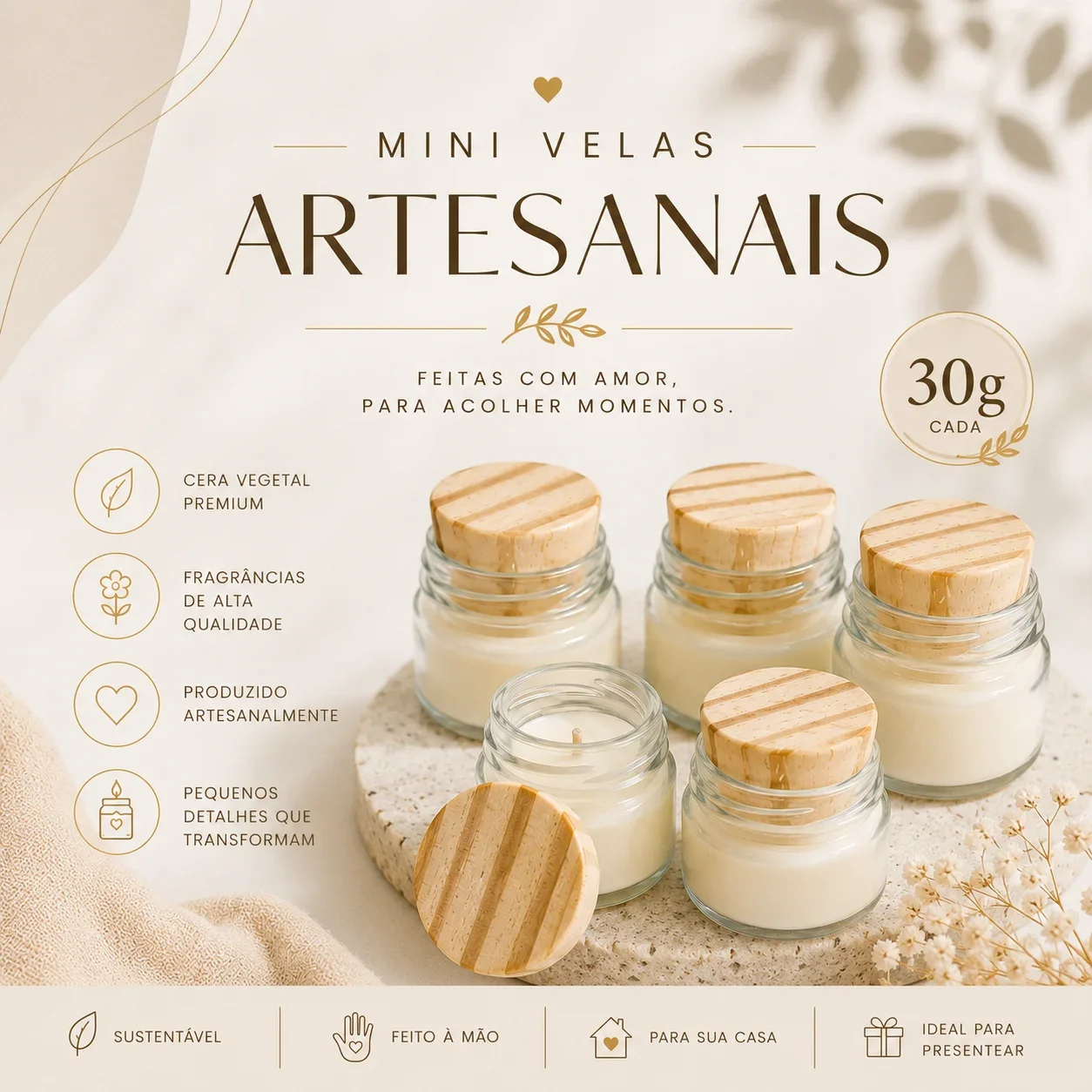 Mini Vela Aromática